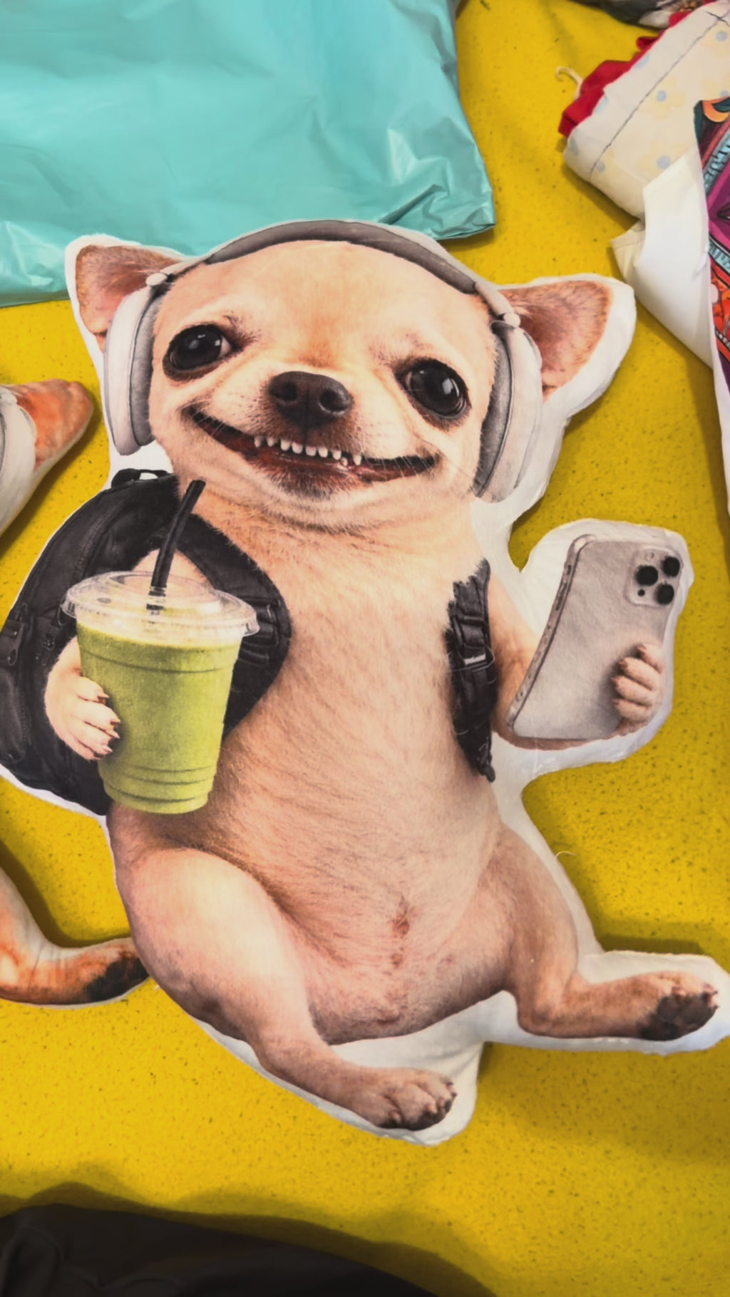 LIMITED Evildogi Matcha Plush Pillow