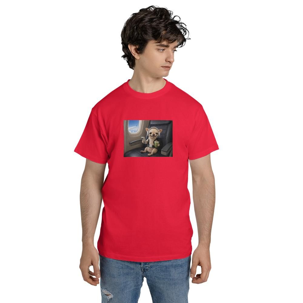 Evildogi Airplane T-Shirt  Unisex (Made In US)