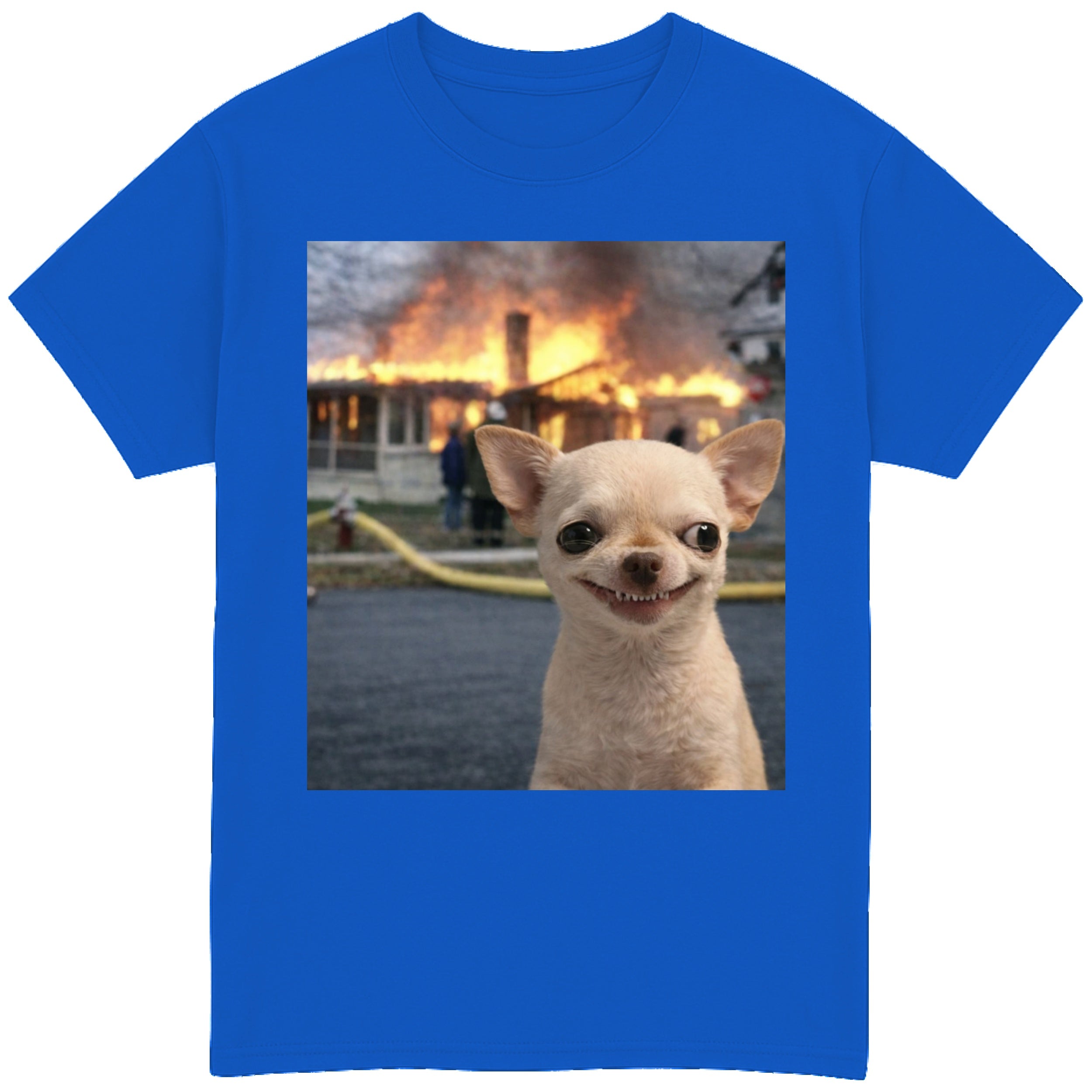 EvilDog Burning House T-Shirt