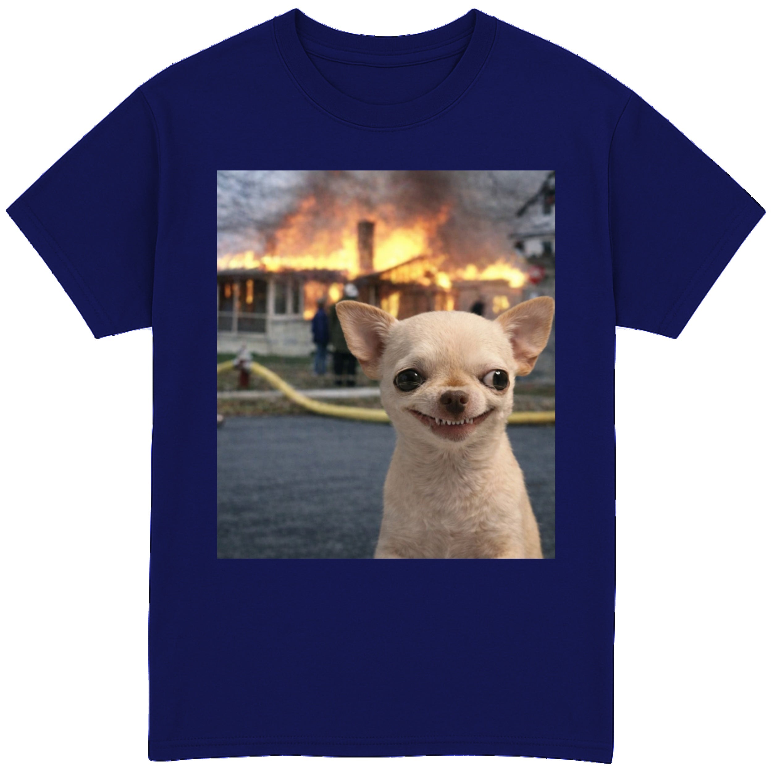 EvilDog Burning House T-Shirt