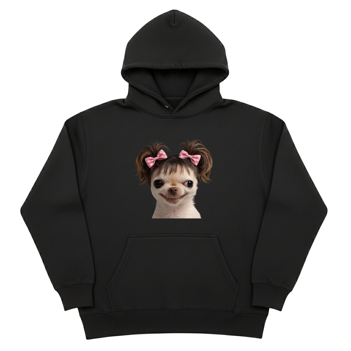 EvilDog Brown Hair Hoodie