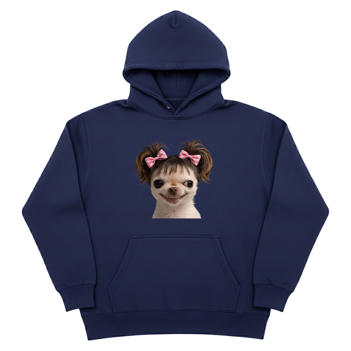 EvilDog Brown Hair Hoodie