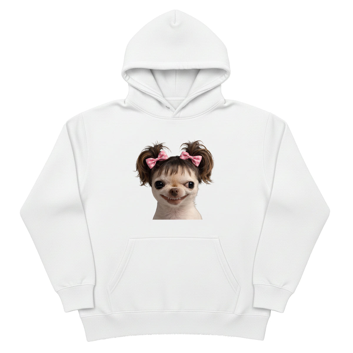 EvilDog Brown Hair Hoodie