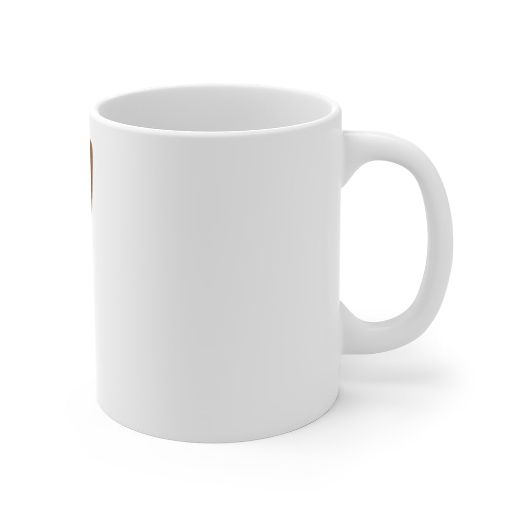 Black Happy Dog Mug