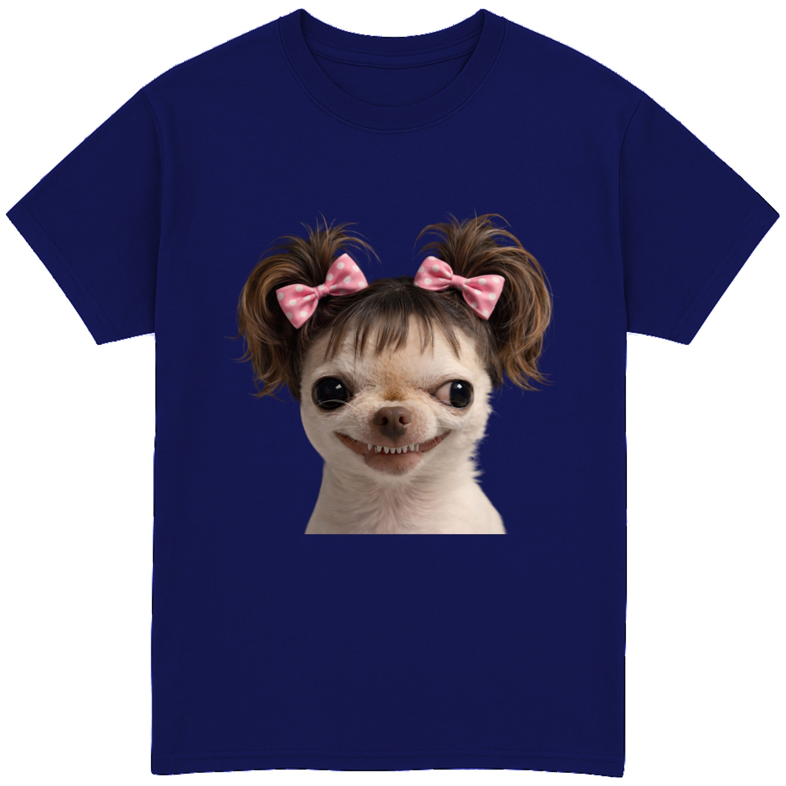 EvilDog Brown Hair T-Shirt